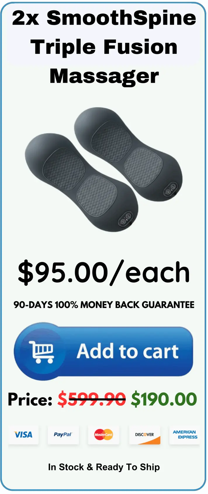 SmoothSpine Triple Fusion Massager offer price