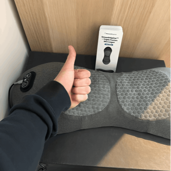 SmoothSpine Triple Fusion Massager customer review John D.